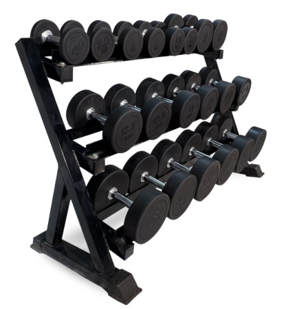 Стойка для гексагональных гантелей UNIX Fit DumRack Hexagon PRO (300 кг)