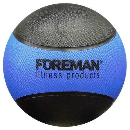 Медбол FOREMAN Medicine Ball 4 кг, синий/черный