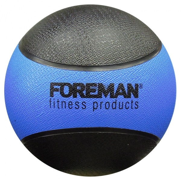 Медбол FOREMAN Medicine Ball 4 кг, синий/черный