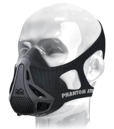 Тренировочная маска для бега phantom training mask/черная/размер L