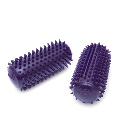 Массажные ролики SISSEL Spiky Body Roll пара, темно-фиолетовый