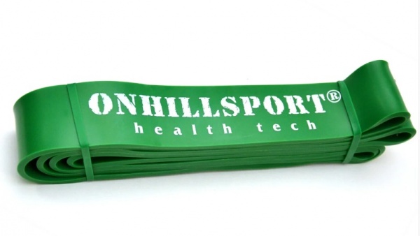 Латексная петля OnhillSport для фитнеса 2080 RP-04 (45 мм) зеленая 19-56 кг