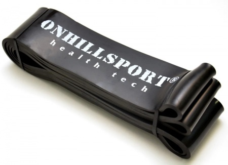 Латексная петля OnhillSport для фитнеса 2080 RP-05 (64 мм) черная 25-70 кг