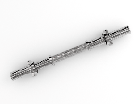 Гриф гантельный UNIX Fit 41 см / 25 мм хромированный,макс. нагрузка, кг 50