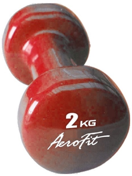 AFVD2 Гантель в виниловой оболочке AeroFit 2 кг, красный, шт