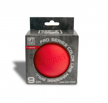 Мяч для МФР 9 см одинарный красный FT-MARS-RED