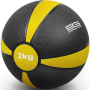 BRONZE GYM BG-FA-MB2 Медбол резиновый, 2 кг