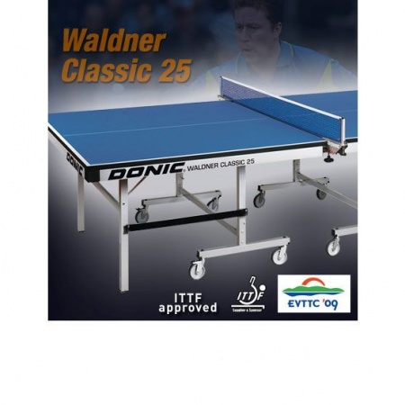 Теннисный стол DONIC Waldner Classic 25 blue (без сетки)