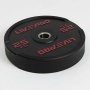 Бампированный диск LIVEPRO Rubber Bumper Plate 5 кг, черный/белый