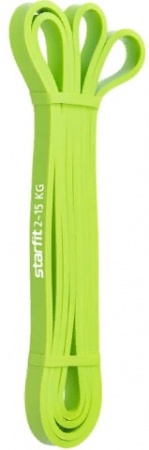 Эспандер многофункциональный StarFit ES-802 ленточный, 2-15 кг, 208х1,3 см, зеленый