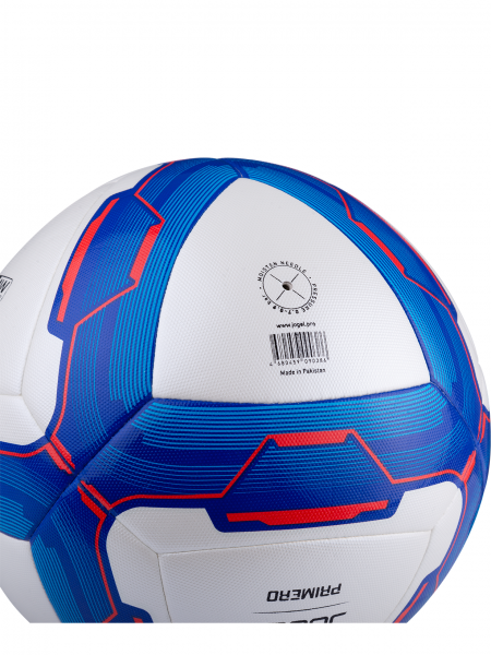 Мяч футбольный Jogel Primero, №5, белый/синий/красный