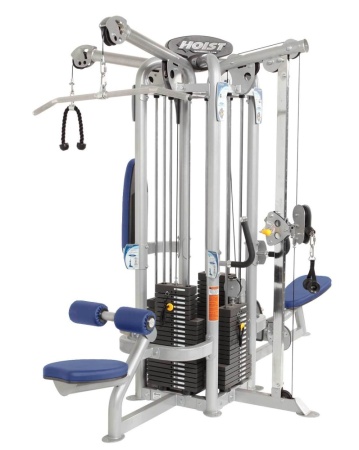Комплекс на 4 станции HOIST CMJ-6000-1 матовый черный/черный