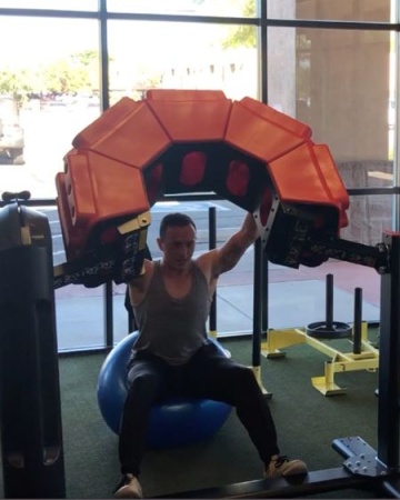 Функциональный тренажер MARPO KINETICS Tire Trainer черный/красный