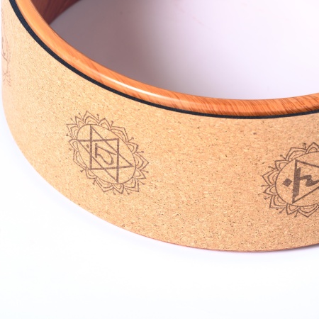 Колесо для йоги из пробки INEX Cork Yoga Wheel 32 х 32 х 13 см