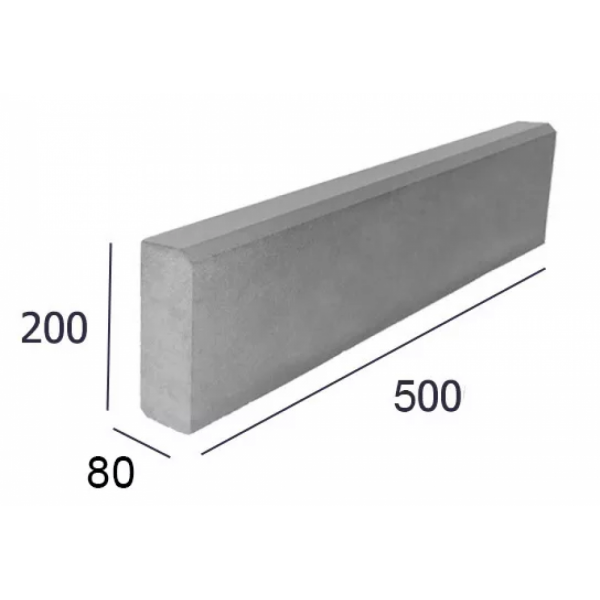 Противовес бетонный 500х200х80 мм