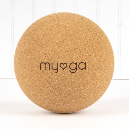 Массажный мяч MYGA Cork Massage Ball 10 см, пробка