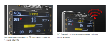 Беговая дорожка Matrix Performance Plus с консолью Premium LED