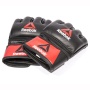 Профессиональные кожаные перчатки Reebok Combat для MMA RSCB-10310RDBK