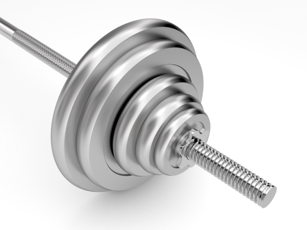 Гриф прямой хромированный UNIXFIT 1,5 м / 25 мм