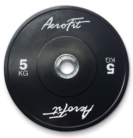 AFBD5 Бамперный диск для кроссфита AeroFit 5 кг, черный