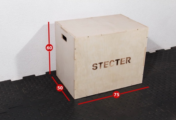 Тумба для запрыгивания STECTER 75-60-50 см (фанера)