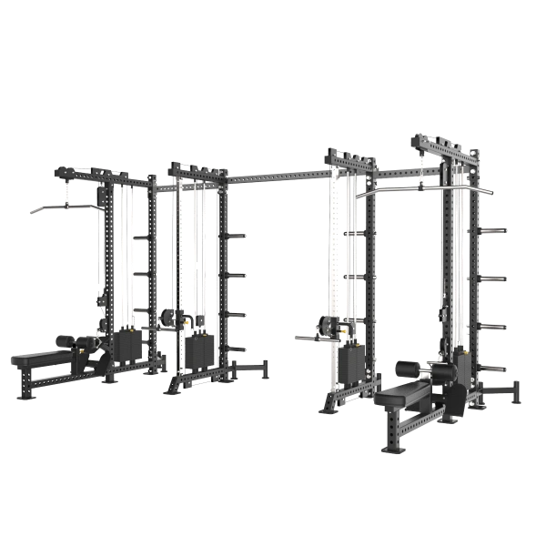 Два модуля MS11 и MS12 с опцией-стойкой для хранения дисков MS00 соединенные между собой перекладиной