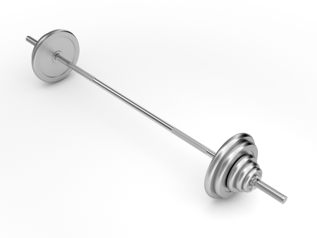 Гриф прямой хромированный UNIXFIT 1,8 м / 25 мм