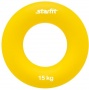 Эспандер кистевой Starfit, 15 кг, ES-404 "Кольцо", диаметр 8,8 см, жёлтый