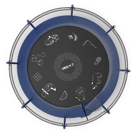 Батут UNIX line SUPREME GAME 14 ft (blue)