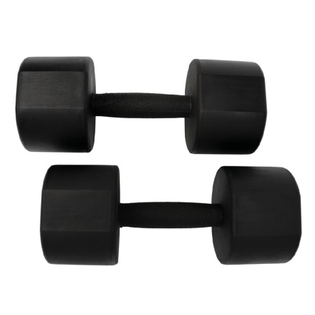 Набор термополиуретановых гантелей BRONZE GYM, 1-10 кг - 10 пар, шаг 1 кг