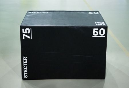 Безопасная тумба для прыжков STECTER 75-60-50 (плиобокс)