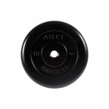 Диск обрезиненный Atlet, 10 кг MB BARBELL MB-AtletB31-10