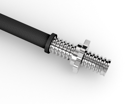 Гриф гантельный обрезиненный UNIX Fit 400 мм / 25 мм, макс. нагрузка, кг 50