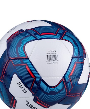 Мяч футбольный Jögel Elite №5, белый/синий/красный