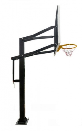 Баскетбольная стационарная стойка DFC ING72G 180x105CM стекло (четыре короба)