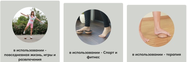 Деревянная полусфера Pedalo® Balance-Stein ( 1 шт. ) ( арт. 143158-01 )