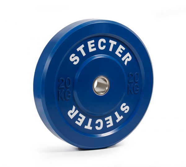 Диск тренировочный 20 кг (синий) STECTER