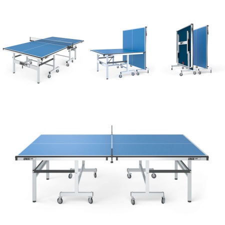 Профессиональный теннисный стол UNIX Line 25 mm MDF (Blue)