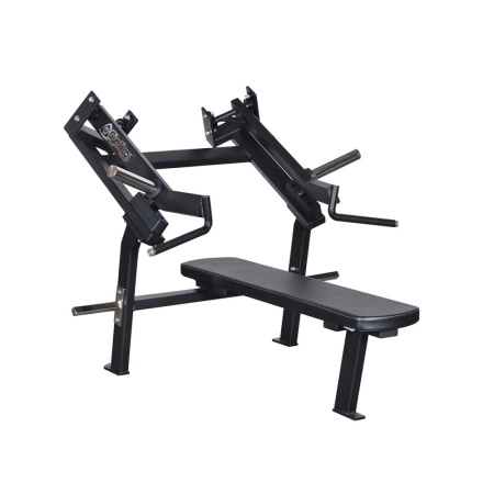 Грудной жим лежа со сведением на свободных весах Gymleco 022