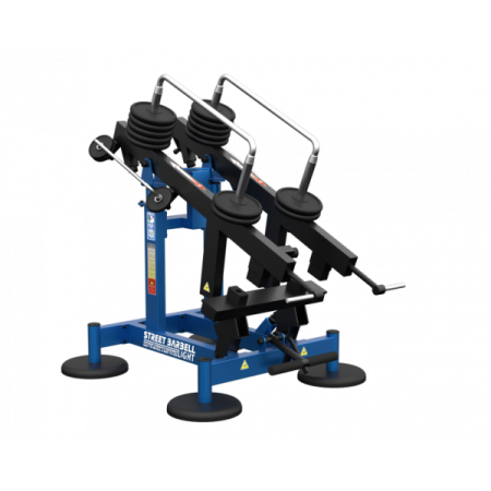 Разнорычажная тяга в наклоне / Bent-Over Row With Free Levers MB BARBELL MB 7.103E