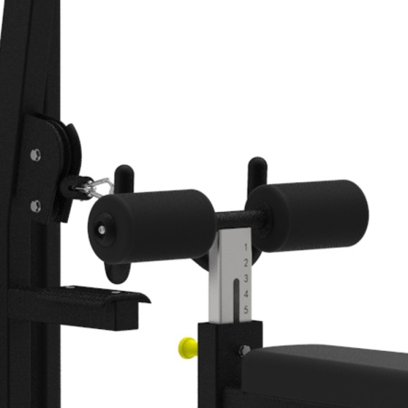 IF9322 Тяга сверху/Гребля сидя, тросовые Impulse Base   (107 кг), полное зачехление весового стека