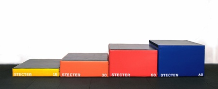 Безопасные плиометрические боксы (комплект 4 шт) STECTER