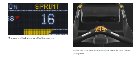 Вертикальный велоэргометр Matrix Performance с консолью Premium LED