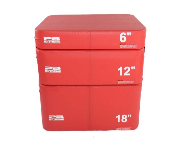 Набор плиобоксов PB Extreme Foam Plyobox Set 3 ( 15 см, 31 см, 46 см, красный ) 