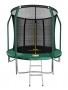 Батут ARLAND премиум 8FT с внутренней страховочной сеткой и лестницей (Dark green) (ТЕМНО-ЗЕЛЕНЫЙ)