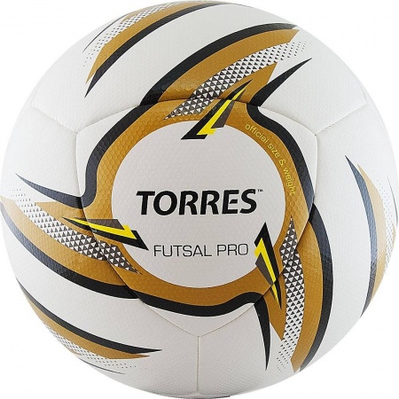 Мяч футзальный Torres Futsal Pro, F31924, белый цвет, 4 размер