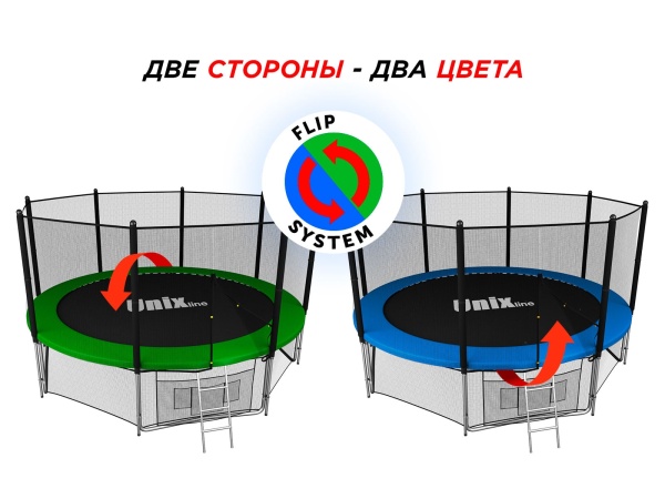 Батут UNIX line Classic 14 ft (outside)