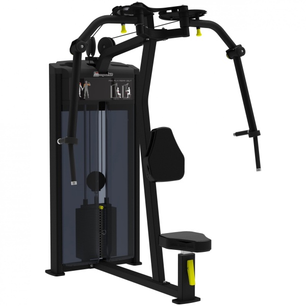 IF9315 Баттерфляй/Задняя дельта Impulse Base  (107 кг), полное зачехление весового стека