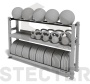 Стеллажная полка для медболов (L1800 мм) STECTER