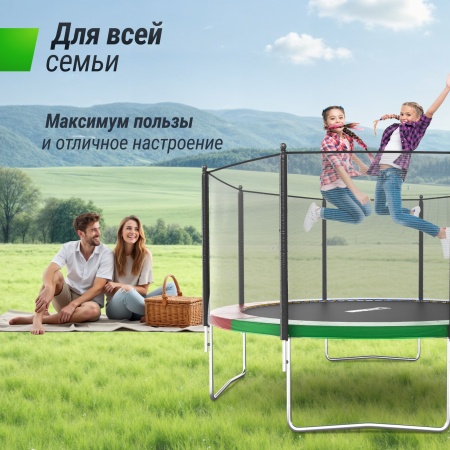 Батут UNIX line Simple 12 ft Color (outside)